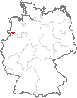 Karte Thuine, Emsl